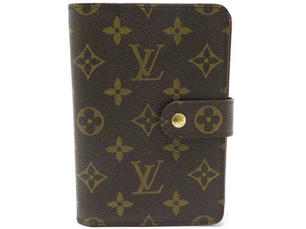 LOUIS VUITTON Bi fold wallet Portefeuille Papier Zip Monogram